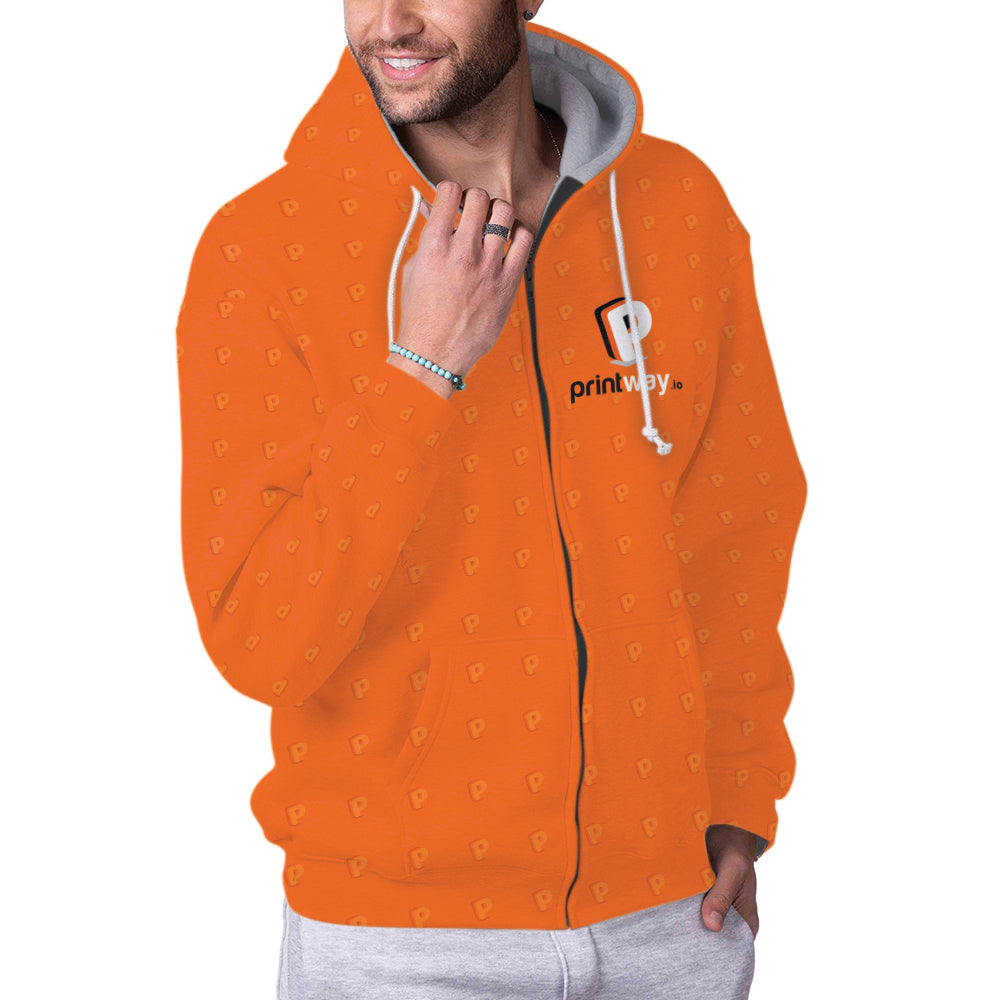 AOP Zip Hoodie - Hoodies | Printway.io